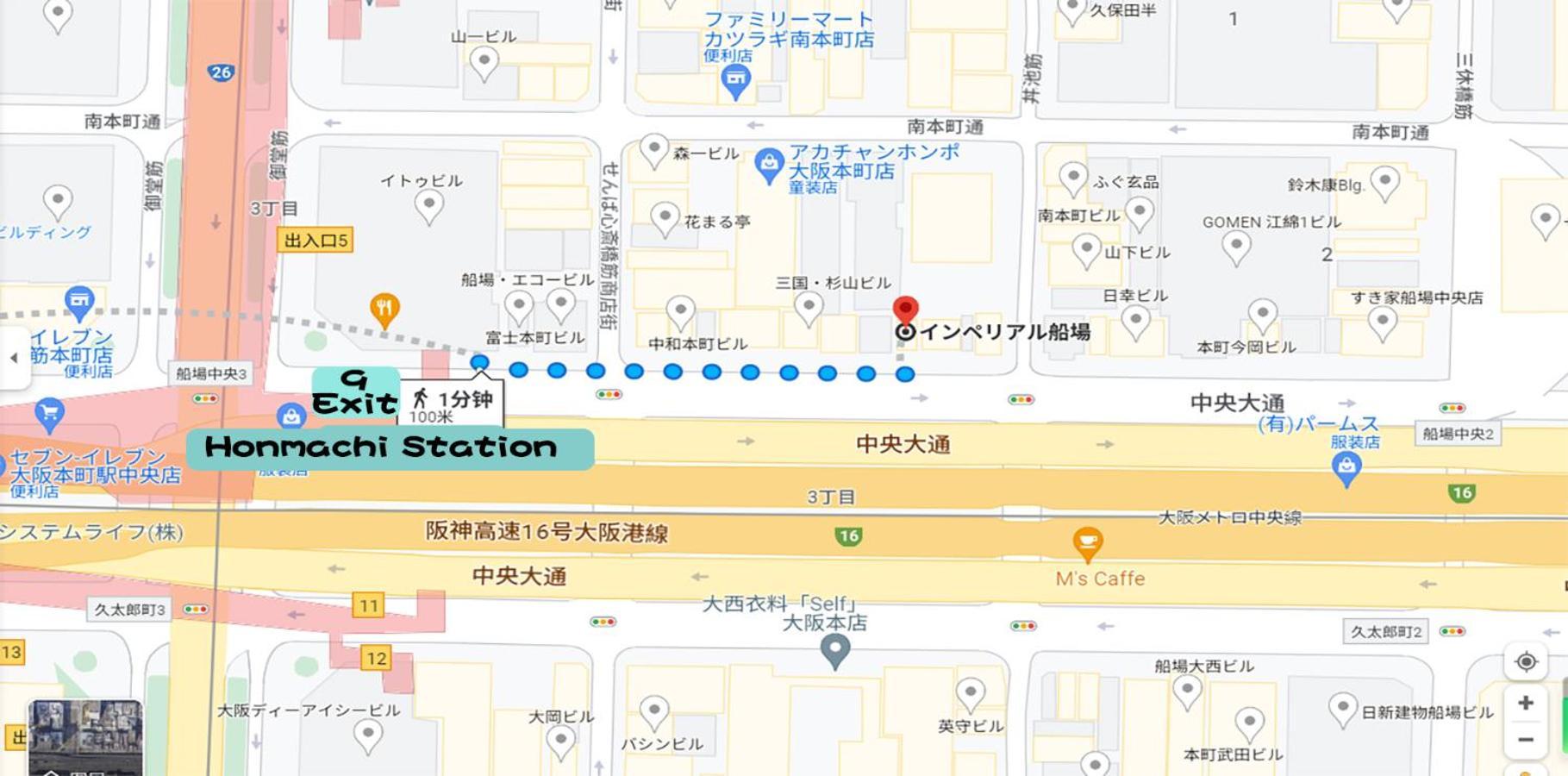 Imperial 心斎橋本町 Διαμέρισμα Οσάκα Εξωτερικό φωτογραφία